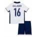 Maillot de foot Angleterre Conor Gallagher #16 Domicile vêtements enfant Europe 2024 Manches Courtes (+ pantalon court)